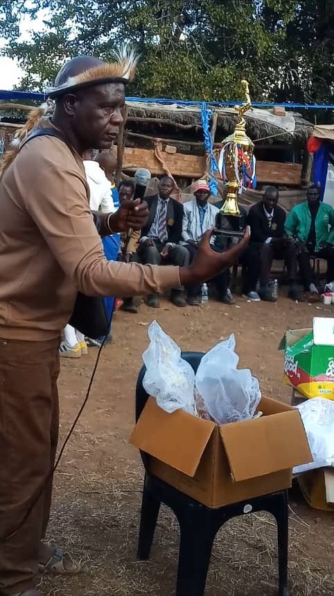 The Gezani Tournament cup presented at Gezani Day 2026