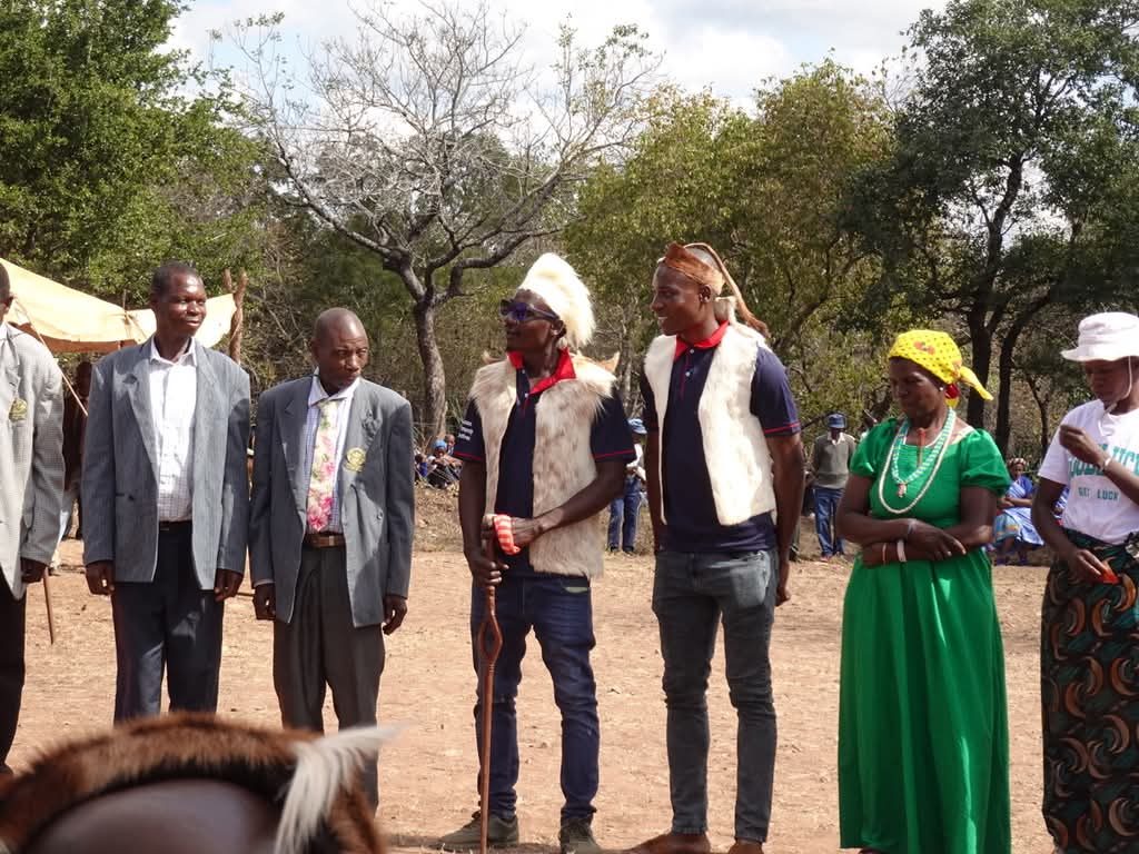 Men in ceremonial dress at Gezani Day 2026